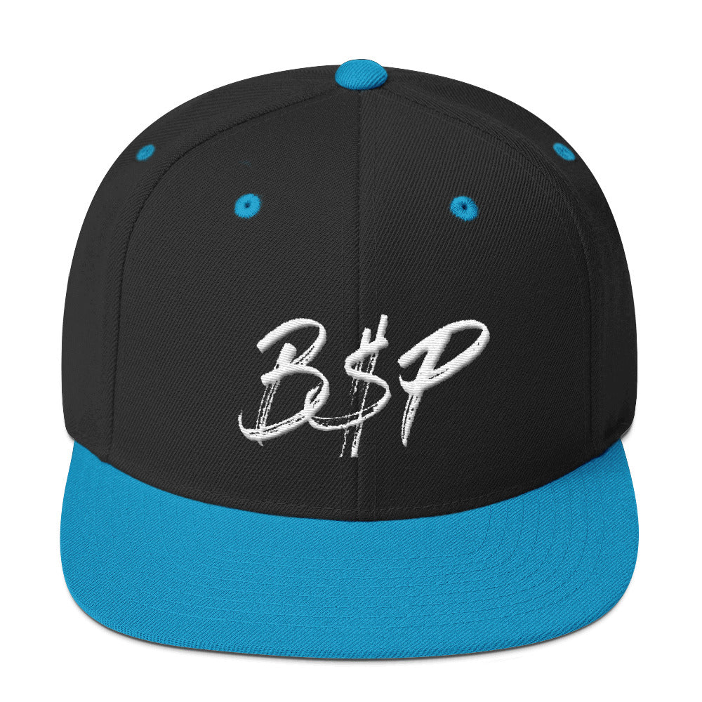 B$P Script Snapback Hat